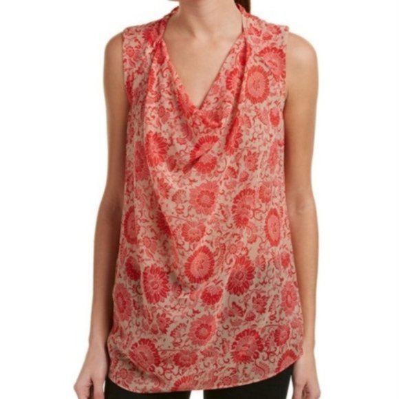CAbi Tops - CABI FLORAL VITA SLEEVELESS TOP Small